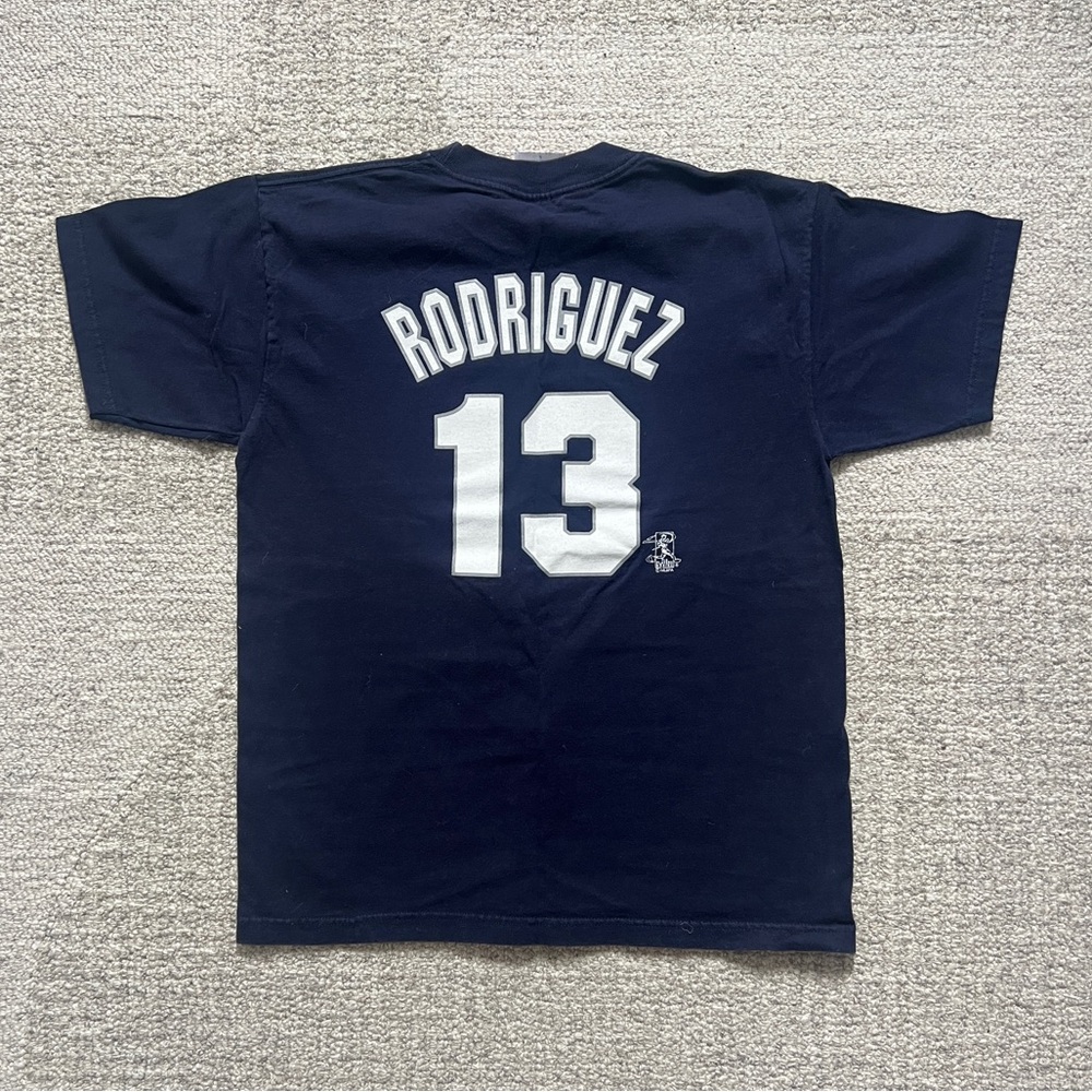 New York Yankees Alex Rodriguez Jersey Shirt - Youth Large